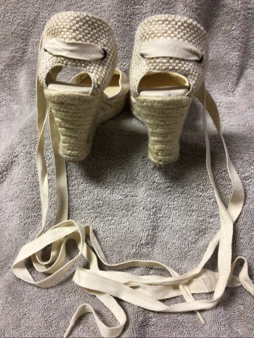 Marseille Wedge Espadrille sandal, size 7.5,